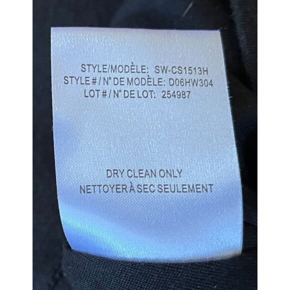 HELMUT LANG Black Back Zip Mini Curved Pencil Skirt Women's Size XS/P - Picture 5 of 9